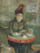 Vincent Van Gogh Agostina Segatori Sitting in the Cafe du Tamborin (nn04) oil painting